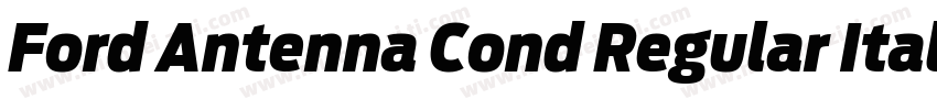 Ford Antenna Cond Regular Italic字体转换